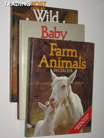 Farm Animals, Baby Animals & Wild Animals in Color  - Churchill Peter & Burton, Maurice &Sproule, Anna