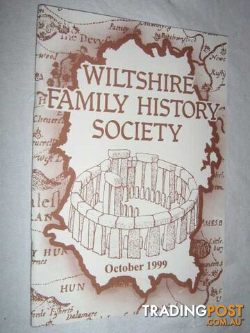 Wiltshire Family History Society October 1999  - Author Not Stated - 1999