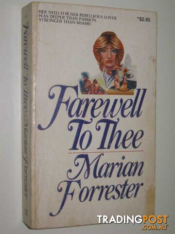 Farewell To Thee - Forrester Marian - 1978