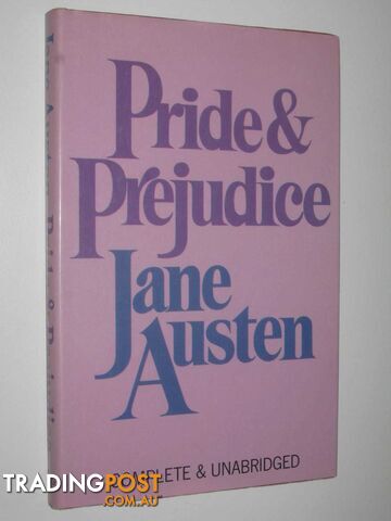 Pride and Prejudice - Austen Jane - 1987