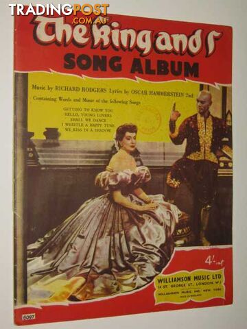 The King And I Song Album  - Rogers Richard & Hammerstein, Oscar