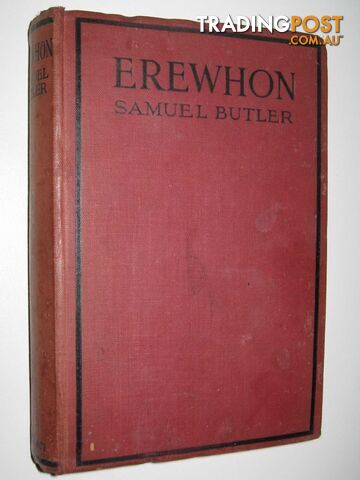 Erewhon, or Over the Range - Butler Samuel - 1923 - photo 1 of 1