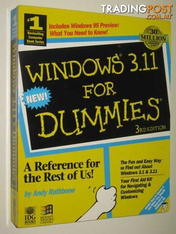 Windows 3.11 for Dummies  - Rathbone Andy - 1995