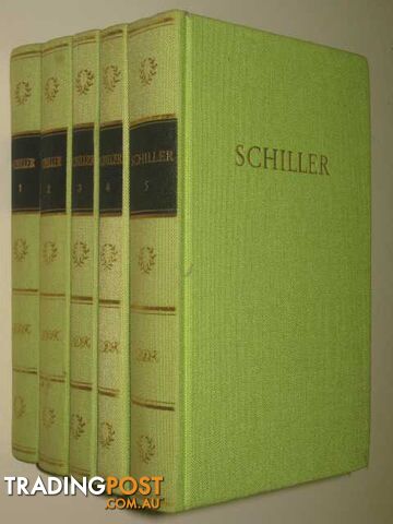 Schillers Werke in funf Banden  - Muller Joachim - 1978