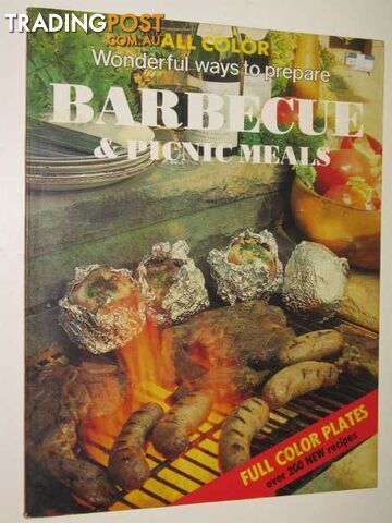 All Color Wonderful Way To Prepare Barbecue & Picnic Meals  - Mansfield Marion - 1979