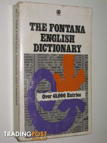 The Fontana English Dictionary - Author Not Stated - 1974