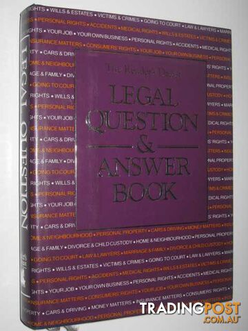 Legal Question & Answer Book  - Bowen Jan - 1990