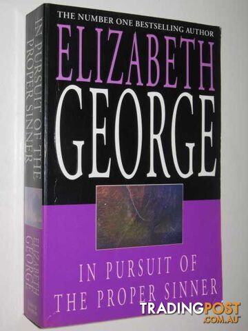 In Pursuit of the Proper Sinner - George Elizabeth - 1999
