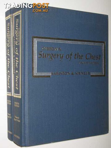 Gibbon's Surgery of the Chest [2 Volumes]  - Sabiston David C.& Jr., Frank C. Spencer - 1983