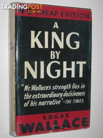 A King by Night - Wallace Edgar - 1969