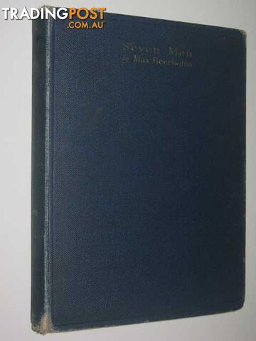 Seven Men - Beerbohm Max - 1919