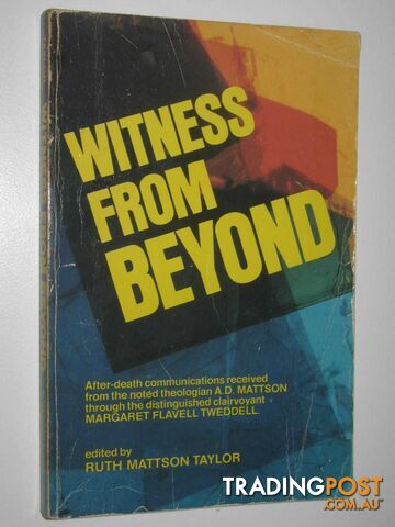 Witness From Beyond  - Taylor Ruth Mattson - 1980