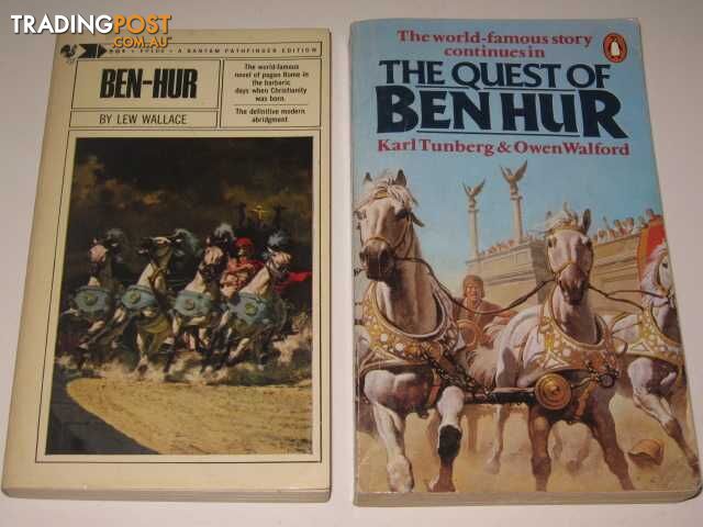 Ben-Hur / The Quest of Ben Hur - Wallace Lew & Tunberg, Karl & Walford, Owen