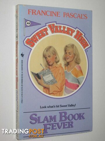 Slam Book Fever - Sweet Valley High Series #48  - Pascal Francine & William, Kate - 1988