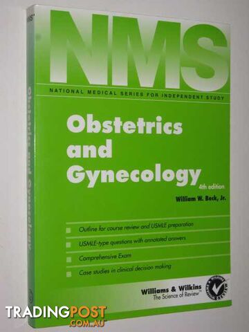 Obstetrics And Gynecology - National Medical Series - Beck William - 1997