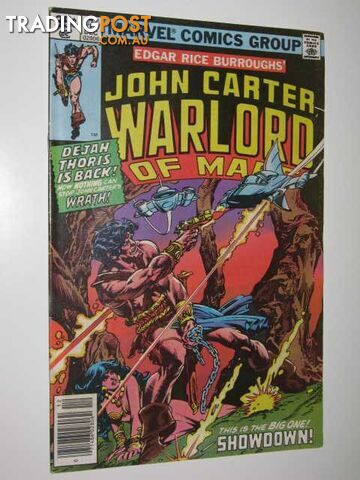 John Carter, Warlord of Mars #7  - Wolfman Merv - 1977