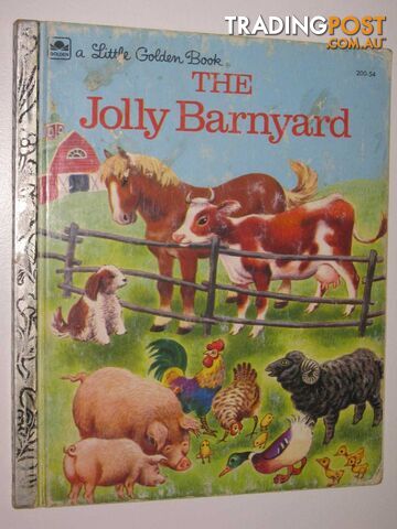 The Jolly Barnyard - Little Golden Book Series #200-54  - Bedford Annie North - 1979