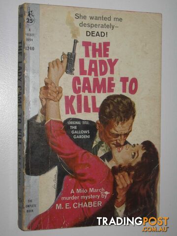 The Lady Came to Kill  - Chaber M. E. - 1959 - photo 1 of 1