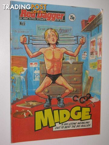 Red Dagger No. 5: Midge : 64 Page Action Stories for Boys  - Author Not Stated - 1980