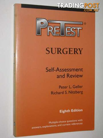 Pre-test Self-assessment and Review: Surgery  - Geller Peter & Nitzberg, Richard - 1982