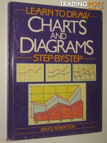 Learn to Draw Charts And Diagrams Step By Step - Robertson Bruce - 1988