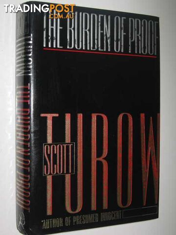 The Burden of Proof - Turow Scott - 1990