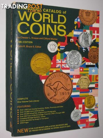 Standard Catalog of World Coins : Complete One Volume Coin Library  - Krause Chester L. & Mishler, Clifford - 1981