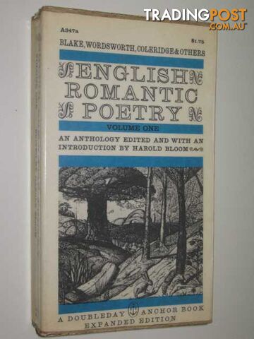 English Romantic Poetry Volume 1 : Blake, Wordsworth, Coleridge & Others  - Abrams M. H. - 1963