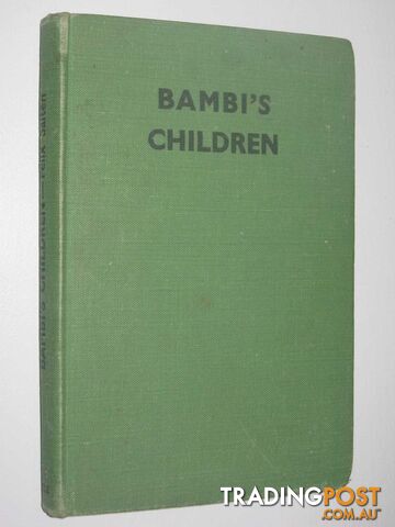 Bambi's Children  - Salten Felix - 1947