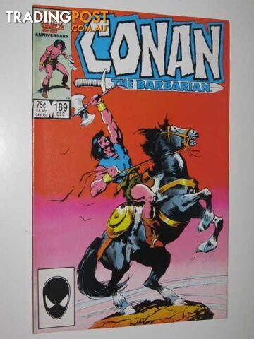 Conan the Barbarian #189  - Various - 1986