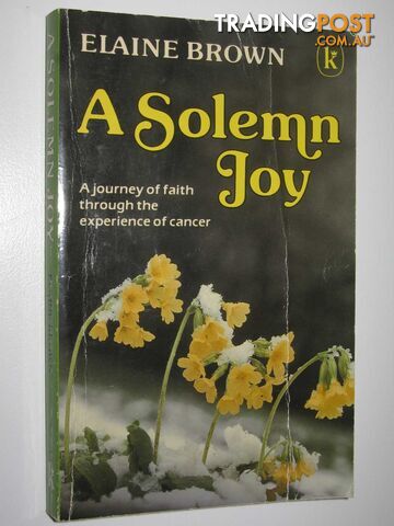 A Solemn Joy  - Brown Elaine - 1986