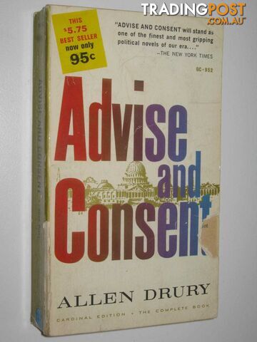 Advise and Consent - Drury Allen - 1961 - photo 1 of 1