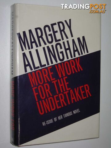 More Work for the Undertaker  - Allingham Margery - 1978