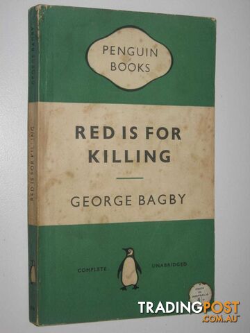 Red is for Killing - Bagby George - 1954
