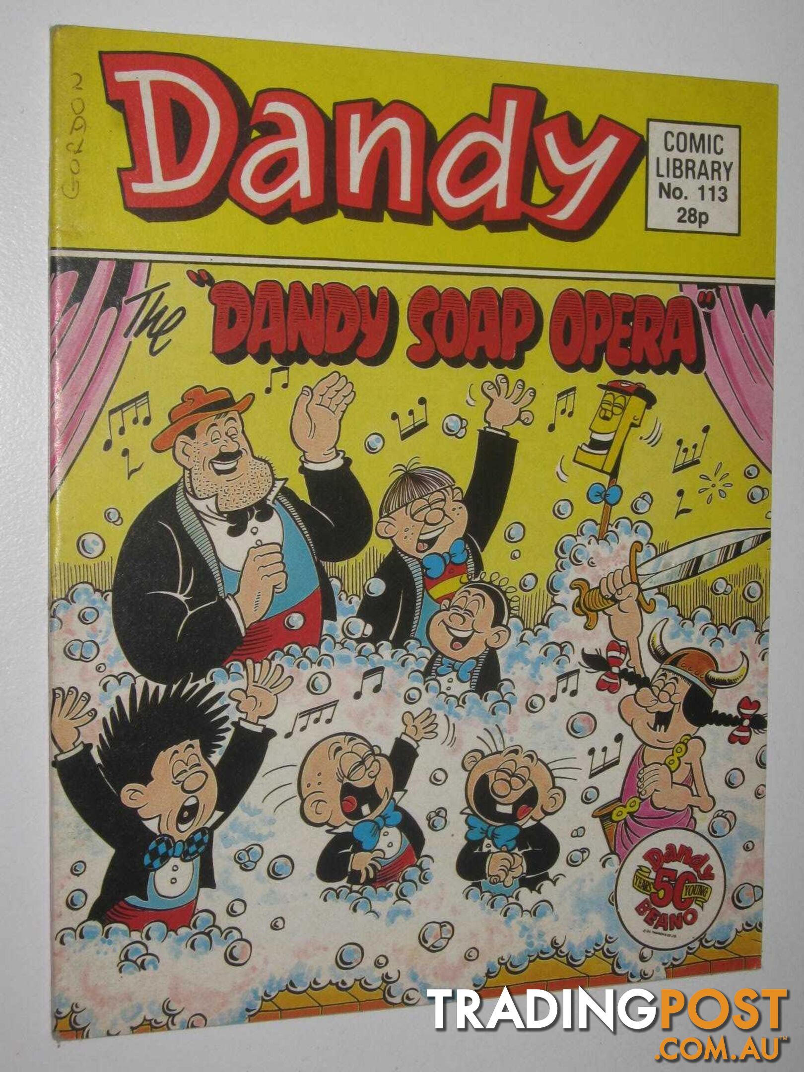 The "Dandy Soap Opera" - Dandy Comic Library #113  - Author Not Stated - 1987