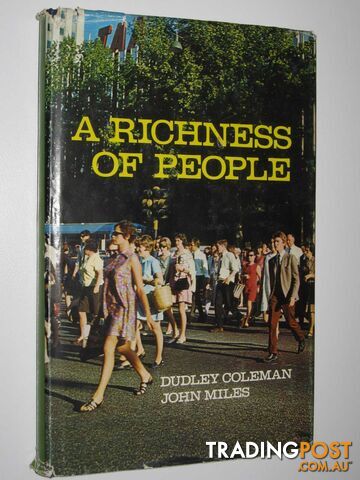 A Richness Of People  - Coleman Dudley & Miles, John - 1969