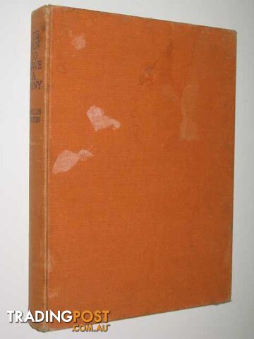It's Fun To Have A Pony - Hinton Phyllis - 1951