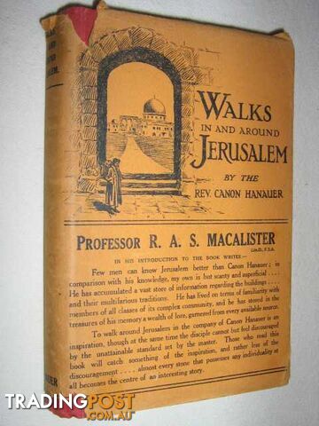 Walks In And Around Jerusalem  - Hanauer J E Rev