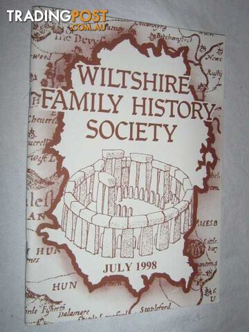 Wiltshire Family History Society July 1998  - Author Not Stated - 1998