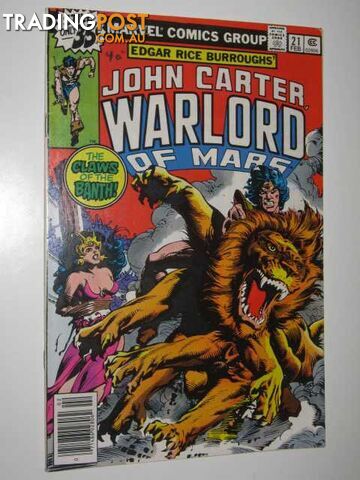 John Carter, Warlord of Mars #21  - Claremont Chris - 1979