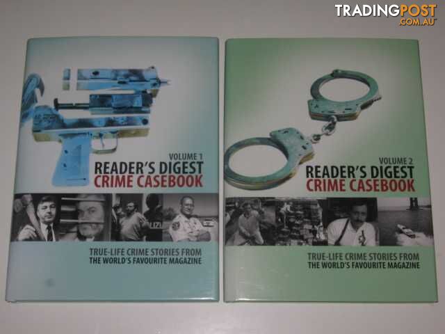 Reader's Digest Crime Casebook Volume 1 & 2  - Author Not Stated - 2001