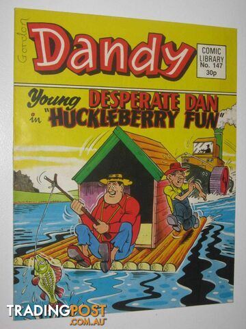 Young Desperate Dan in "Huckleberry Fun" - Dandy Comic Library #147  - Author Not Stated - 1989