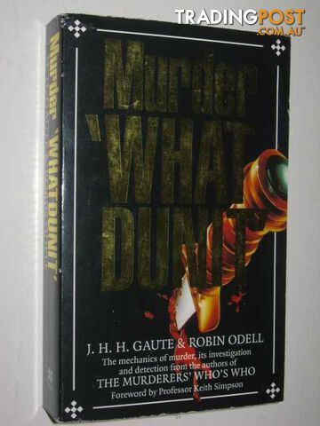 Murder What Dunit  - Gaute J & Odell, Robin & Simpson, Keith - 1984
