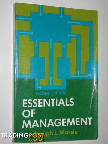 Essentials of Management  - Massie Joseph L. - 1971