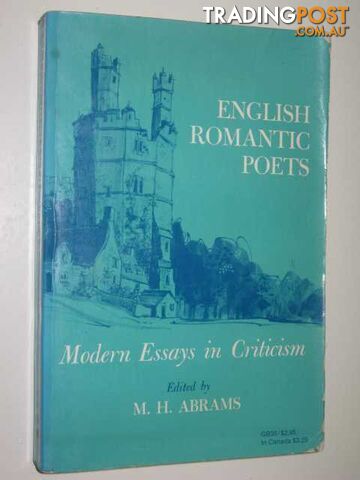 English Romantic Poets : Modern Essays in Criticism  - Abrams M. H. - 1973