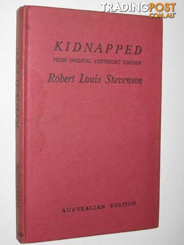 Kidnapped - Stevenson Robert - 1961 - photo 1 of 1