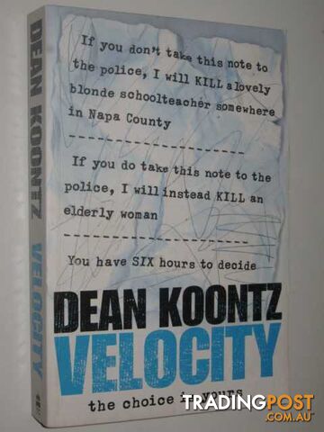 Velocity - Koontz Dean - 2005
