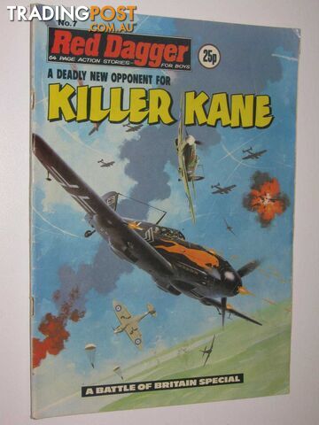 Red Dagger No. 7: Killer Kane : 64 Page Action Stories for Boys  - Author Not Stated - 1980