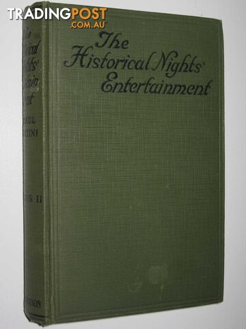 The Historical Nights' Entertainment Second Series - Sabatini Rafael - No date