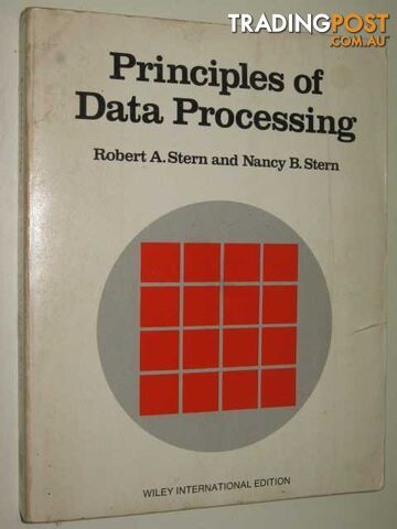 Principles of Data Processing  - Stern Howard & Regan Books - 1973